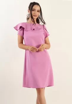 Rochie lejera Roz 36 imagine