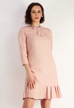 Rochie lejera Roz 36 imagine