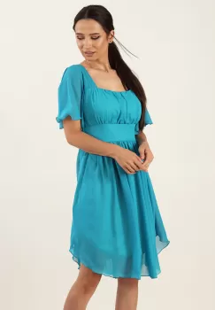 Rochie lejera turcoaz 34 imagine