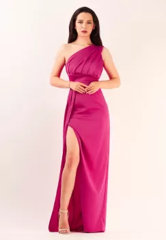 Rochie lunga ciclame 36 imagine