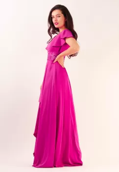 Rochie lunga ciclame 36 imagine