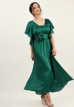 Rochie lunga fucsia 36 imagine