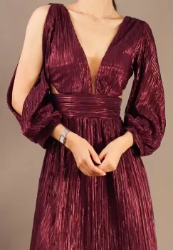 Rochie lunga mov 36 imagine