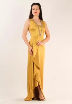 Rochie lunga Mustar 36 imagine