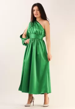 Rochie lunga Verde 36 imagine