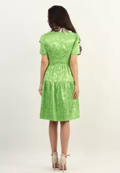 Rochie vaporoasa Verde 36 imagine