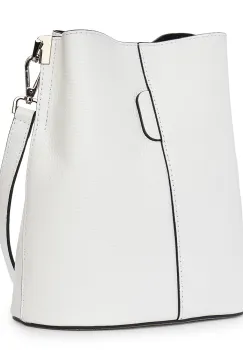 Geanta dama din piele naturala Mimosa alba imagine