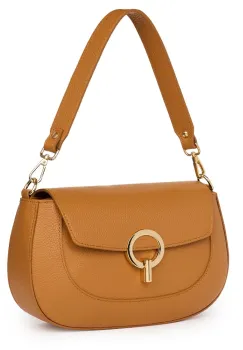 Geanta dama din piele naturala Rosalia coniac imagine