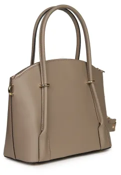 Geanta dama piele naturala Gabriella bej imagine