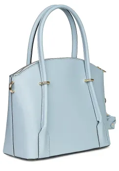 Geanta dama piele naturala Gabriella bleu imagine