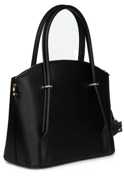 Geanta dama piele naturala Gabriella neagra imagine