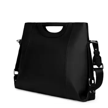 Geanta de dama din piele naturala Agatha neagra imagine