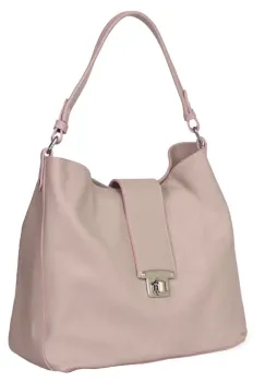 Geanta piele naturala Loredana bej imagine