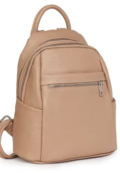 Rucsac dama din piele Jonathan roz imagine