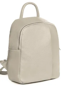 Rucsac din piele naturala Angelo gri imagine