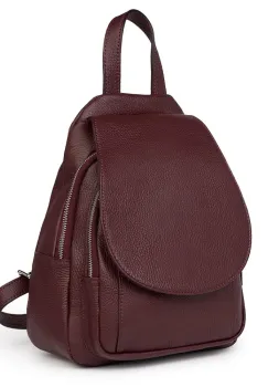 Rucsac din piele naturala Dante grena imagine