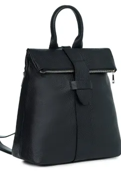 Rucsac din piele naturala Ricardo negru imagine