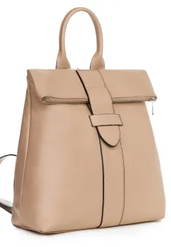 Rucsac din piele naturala Ricardo roz imagine