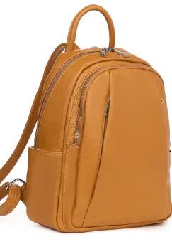 Rucsac din piele naturala Thomas coniac imagine