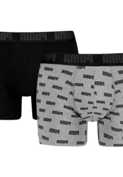 Boxeri barbati Puma Men Everyday Aop Print Boxer 2p Mid 93832402 imagine