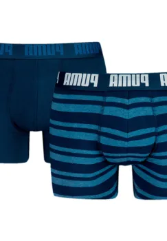 Boxeri barbati Puma Men Everyday Heritage Stripe Boxer 2p 93832602 imagine