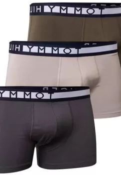 Boxeri barbati Tommy Hilfiger 3-Pack Logo Waistband Trunks UM0UM022020UM imagine