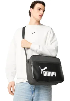 Geanta unisex Puma Campus Medium Reporter Bag 145L 09129701 imagine