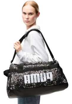 Geanta unisex Puma Challenger Aop Small Sports Bag 35L 09114429 imagine
