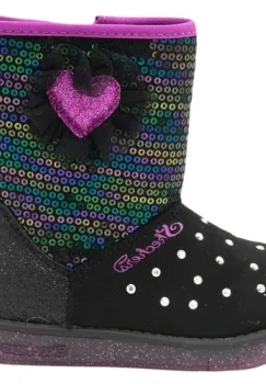 Ghete copii Skechers Twinkle Toes Glitzy Glam 20305N-BKMT imagine