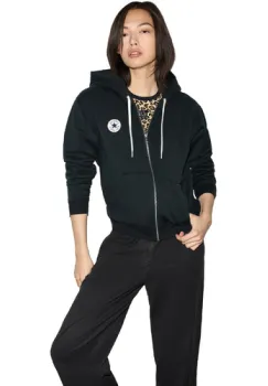 Hanorac femei Converse Signature Full-zip CVW6H546-BLK imagine