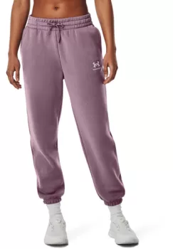 Pantaloni femei Under Armour Essential Fleece Joggers 1373034-500 imagine