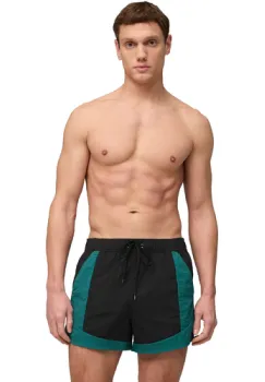 Pantaloni scurti barbati Puma Swim Men Crinkle Colour Block Short 94751402 imagine