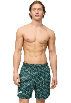 Pantaloni scurti barbati Puma Swim Men Printed Flag Mid Shorts 1p 94751701 imagine