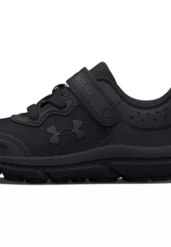 Pantofi sport copii Under Armour Assert 10 AC TD Triple Black 3026184-002 imagine