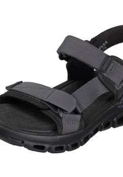 Sandale barbati Skechers Glide Step Sandal-dovah 233382-BBK imagine