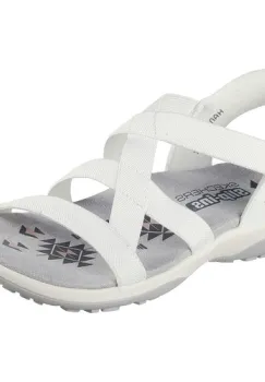 Sandale femei Skechers Reggae Slim - Stretch Flex 163460-WHT imagine