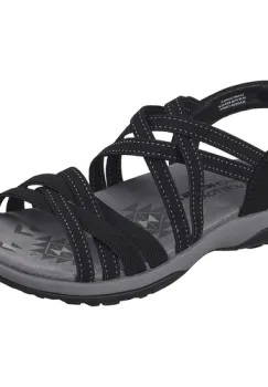 Sandale femei Skechers Reggae Slim - Summer Getaway 163571-BLK imagine