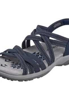 Sandale femei Skechers Reggae Slim - Summer Getaway 163571-NVY imagine