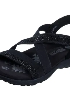 Sandale femei Skechers Reggae Slim - Summer Sparkle 163574-BBK imagine