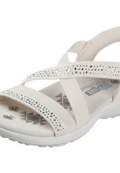 Sandale femei Skechers Reggae Slim - Summer Sparkle 163574-NAT imagine