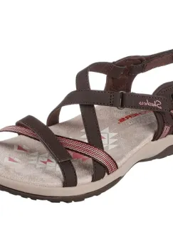 Sandale femei Skechers Reggae Slim - Sun Array 163115-CHOC imagine