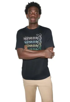 Tricou barbati Converse Scripted Echo Tee CVM6T540-BLK imagine