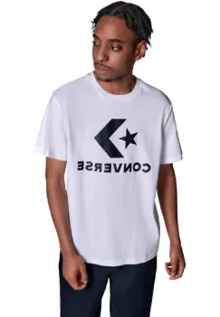 Tricou barbati Converse Star Chev Logo Tee CVM5T458-WHT imagine
