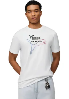 Tricou barbati Puma Ess Logo Lab Summer Tee 69203102 imagine
