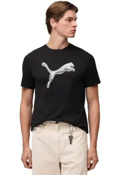 Tricou barbati Puma Graphic Cat Logo Tee 69177401 imagine