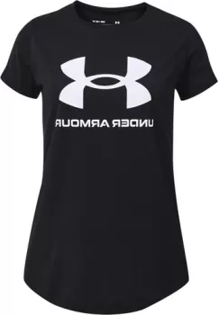 Tricou copii Under Armour Sportstyle Logo Ss 1361182-001 imagine