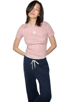 Tricou femei Converse Utility Tee CVW6T558-PET imagine