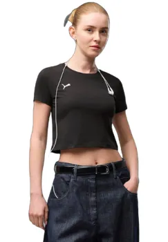 Tricou femei Puma Wardrobe Ess Baby Tee 62974501 imagine