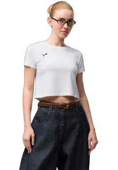 Tricou femei Puma Wardrobe Ess Baby Tee 62974502 imagine