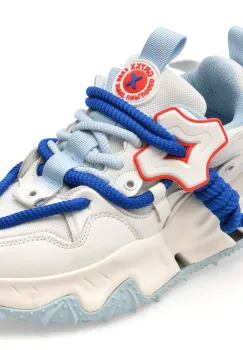 30Pantofi sport GRYXX albi, 24126, din material textil imagine